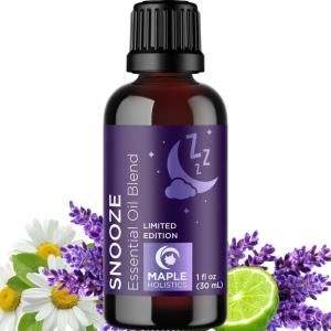 Breathe Essential Oil for Diffuser – Invigorating and Refreshing Breathe Essential Oil Blend with Eucalyptus Peppermint Tea Tree and Mint for Diffusers for Home and Shower Aromatherapy (1 Fl Oz)(Snooze)
