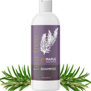 Cleansing Shampoo for Dry Scalp Care – Cedarwood and Rosemary Shampoo for Men and Flaky Scalp Moisturizer with Tea Tree Oil for Oily Scalp – Deep Clarifying Shampoo for Build Up with Rosemary Oil(Tea Tree)