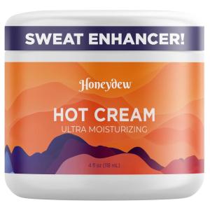 Hot Cream Sweat Enhancer – Premium Body Sculpting Sweat Cream with Invigorating Botanical Extracts – Extra Strength Cellulite Cream for Thighs Belly and Bum with Firming Body Oils (12 Fl Oz)(Menthol)