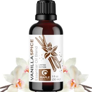 Mint Essential Oil Blend for Diffuser – Refreshing Mint Oil Diffuser Essential Oils with Cooling Peppermint Spearmint Bergamot and Eucalyptus Oils – Pure Aromatherapy Oils for Diffuser(Vanilla)