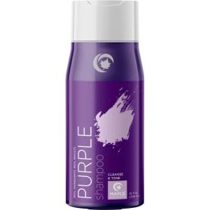 Purple Shampoo Blonde Hair Toner – Sulfate Free Shampoo for Color Treated Hair plus Blonde Shampoo for Brassiness and Yellow Tones – Hair Toner for Bleached Hair Made with Cleansing Natural Oils