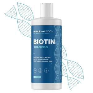 Rosemary and Biotin Shampoo for Thinning Hair – Vegan Volumizing Shampoo for Fine Hair with B Vitamins Argan Oil & Tea Tree Essential Oil – Paraben Silicone and Sulfate Free Vegan Formula (2 Pack)(Sandalwood)