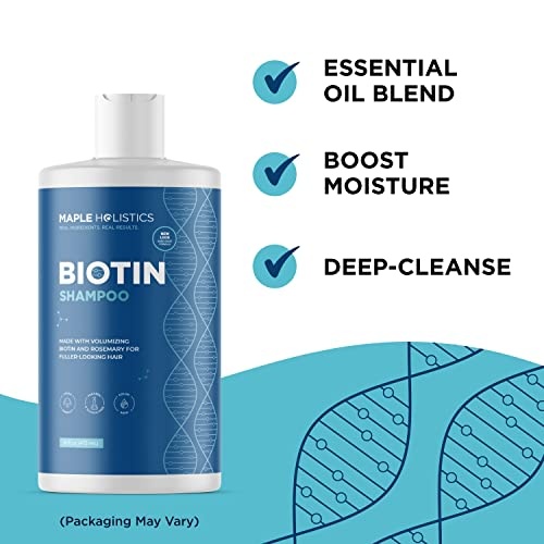image:imageVolumizing Biotin Shampoo and Conditioner Set Sulfate Free Shampoo and Conditioner for Dry Damaged Hair and Scalp Care Volumizing Shampoo for Thinning Hair with Jojoba and Argan Oil for Hair Care