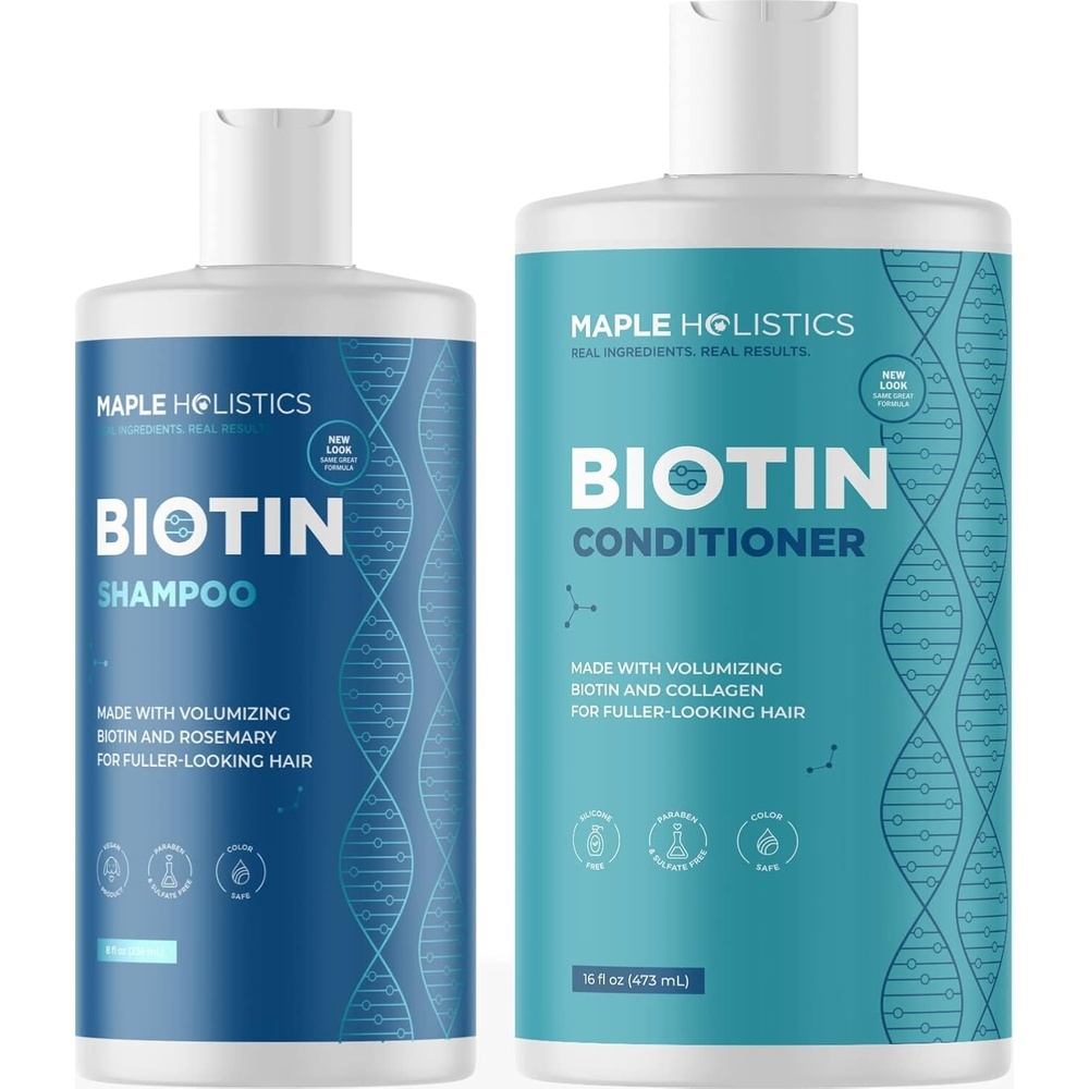 image:imageBiotin Shampoo and Conditioner Set Sulfate Paraben and Silicone Free